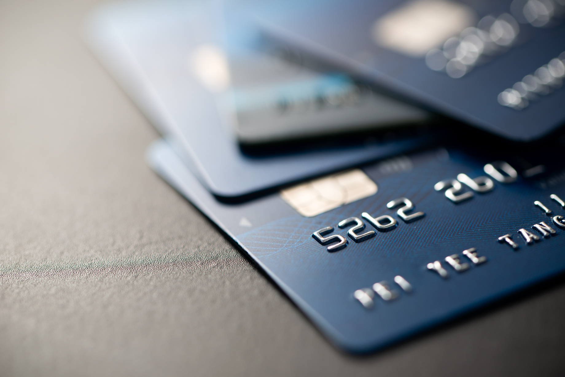 Credit card financial background
